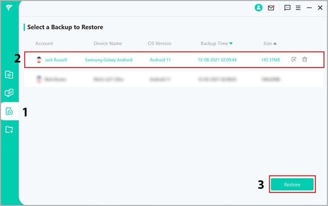 transfer Line chats from local database to iPhone